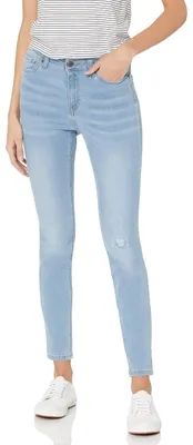 Image de A. Jeans skinny stretch pour femmes, taille moyenne - Modèle en fin de série,