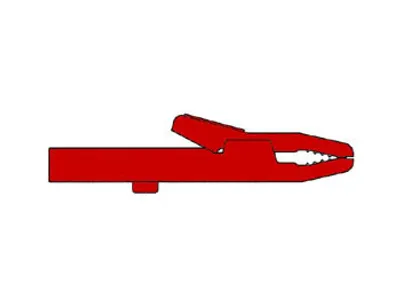 Produktbild von Zange Krokodil Isoliert 4mm 25a - Rot (ak 2s)