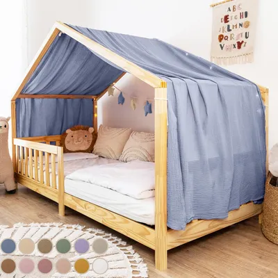 Produktbild von Bettvorhang aus 100% Baumwolle Muslin für Kinder