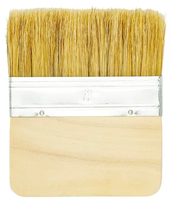 Produktbild von TSI Flächenpinsel Paddle 100 mm Naturborsten Holzgriff