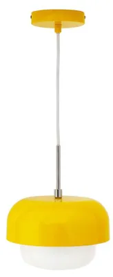 Produktbild von Pendelleuchte LED, Hängelampe, Deckenlampe Pendel, Pendellampe Esstisch, Pendelleuchte für Wohnzimmer, Skandinavische Design, Haipot Gelb