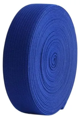 Gummiband 5 m, 2 cm breit, dunkelblau, elastisch, formstabil