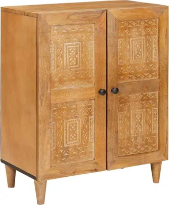 Immagine prodotto di SYFAX™ Credenza Marrone chiaro 60 x 33 x 75 cm legno massello di mango
