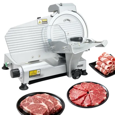 Produktbild von VEVOR Allesschneider Fleischschneider 320 W elektrische Aufschnittmaschine mit 2
