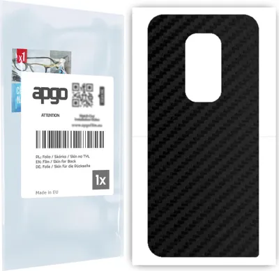 Produktbild von apgo Rückseite Schutzfolie für Motorola Moto Defy 2021 -  Hinten Schutzfolie Carbon, Rückseite Folie schützt vor Kratzern und Fingerabdrücken