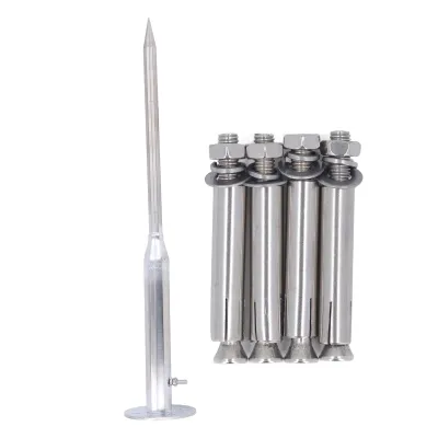 Zdjęcie produktu dla Piorunochron ze stali nierdzewnej - 50 cm - Piorunochron do dachów, domów i budynków