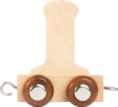 Immagine prodotto di Small Foot Design 7468 Treno delle lettere in legno, vagone delle lettere I, naturale (1 pezzo)