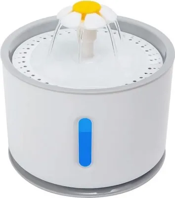 Produktbild von Automatischer Katzentrinkbrunnen mit USB-Anschluss und LED-Licht, 5 Filter-Set, leiser Wasserspender für Hunde und Katzen, Trinkbrunnen für Haustiere