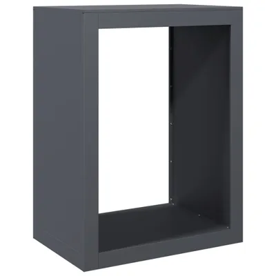Produktbild von vidaXL Brennholzregal Anthrazit 60x40x80 cm Stahl