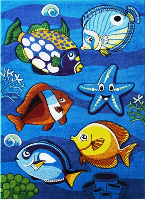 Immagine prodotto di Tappeto per cameretta bambini 120x180 DORRIS 2 - blu