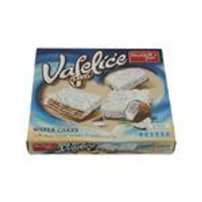 Sweet Plus Vafelice Cakes – 155 g – Waffelkekse mit Kakao, Kokos & Milchglasur