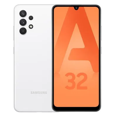Produktbild von Samsung Galaxy A32 4G SM-A325F, 16,3 cm (6.4"), 4 GB, 128 GB, 64 MP, Android 11, Weiß
