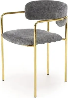 Immagine prodotto di Sedia imbottita K537 grigio/oro
