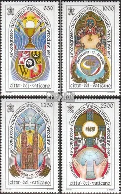 Produktbild von Briefmarken Vatikanstadt 1997 Mi 1217-1220 (kompl.Ausgabe) gestempelt Eucharistischer Weltkongreß