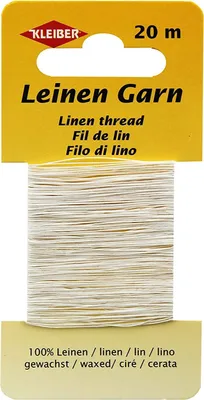 Immagine prodotto di KLEIBER  71044 KLEIBER Leinengarn, 20 m, weiß