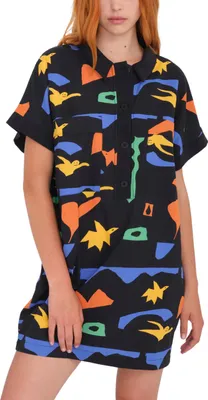 Zdjęcie produktu dla Sukienka letnia damska Volcom FA Arthur Longo, krótki rękaw