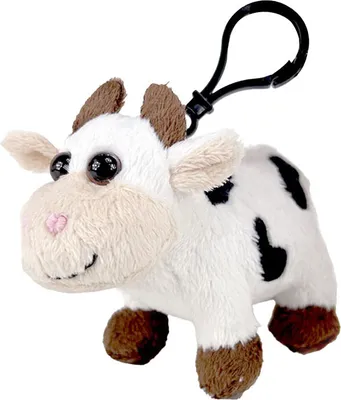 Image de Vache en peluche 11 cm