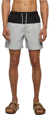 Immagine prodotto di Pánské kraťasy Pantaloncini da bagno Urban Classics Block lightasphalt/nero - S