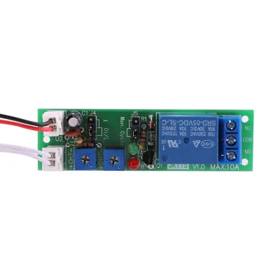 Imagen del producto de Módulo temporizador, módulo de interruptor temporizador, módulo relé temporizador, módulo de interruptor de encendido/apagado con retardo, módulo temporizador ajustable