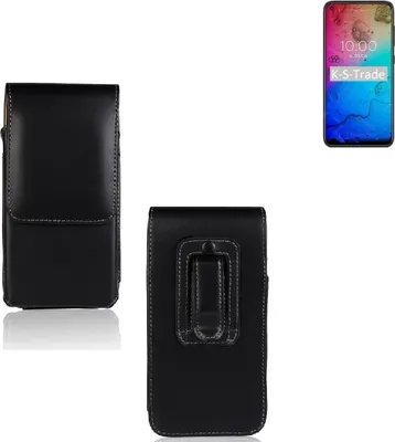 Produktbild von K-S-Trade Gürteltasche für BQ Mobile BQ-6430L Aurora Schutz Hülle Handy Hülle mit Magnetverschluss Holster in schwarz