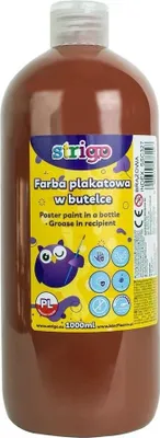Produktbild von Farba plakatowa w butelce 1000 ml brązowa
