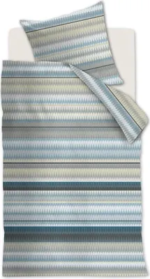 Produktbild von Beddinghouse Bettwäsche-Garnitur Palenque Farbe Blau Größe 135x200+80x80cm AL