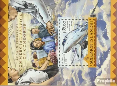 Produktbild von Briefmarken Salomoninseln 2016 Mi Block 521 (kompl. Ausg.) postfrisch Concorde
