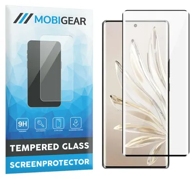 Produktbild von Mobigear Premium Displayschutzfolie für Honor 70, gehärtetes Glas – Displayschutzfolie – Kompatibel mit Hüllen – Schwarz