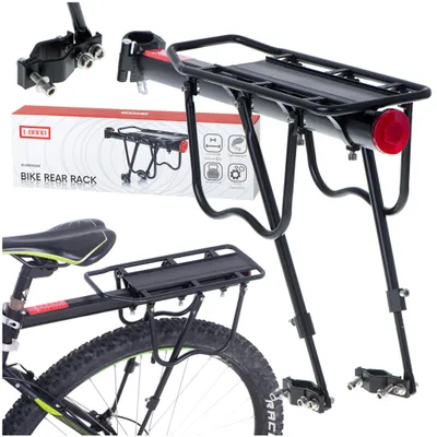 Obrázok produktu pre Zadný nosič na bicykel hliníkový univerzálny