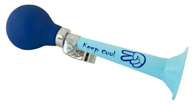 Image de Klaxon de vélo Keep cool bleu - bbeBells 52440 - Klaxon Sirène Avertisseur sonore