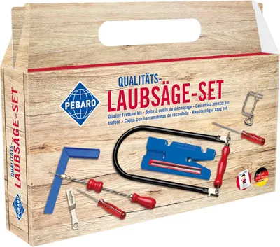 Produktbild von Laubsäge-Starterset 15tlg im Karton