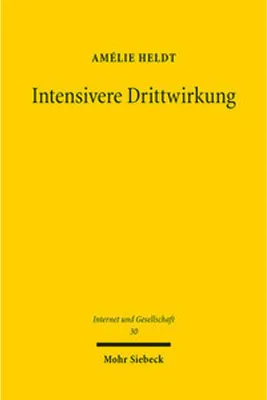 Produktbild von Intensivere Drittwirkung