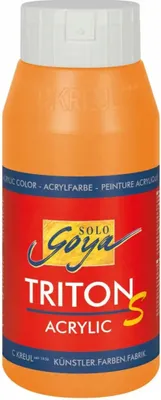 Obrázek produktu pro Kreul Triton S Akrylová barva Genuine Orange 750 ml 1 ks