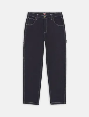 Image de jeans Dickies pour homme, modèle Garyville - référence DK0A4XECRIN1, finition délavée
