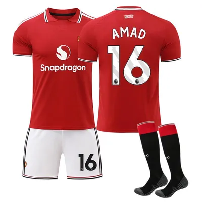 Produktbild von "#16 AMAD 26-27 Manchester United at home football jersey for Kids and Adults SIZE: 22"