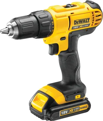 Productafbeelding van DeWALT DCD771C2, Boormachine met pistoolgreep, snelspanner, zwart, geel, 1,3 cm, 3 cm, 1,3 cm