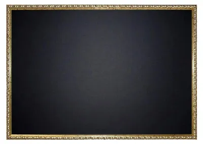Produktbild von Kreidetafel mit antikem Rahmen in Altgold 100 x 50 cm