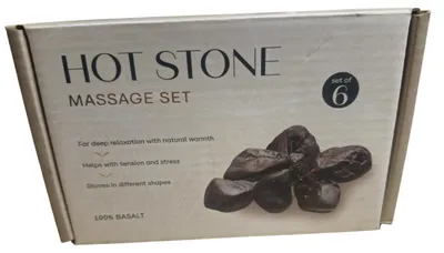 Produktbild von Hot Stone Massage Set 6er Set