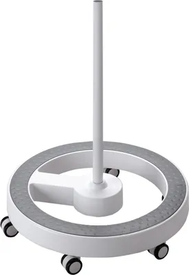 Produktbild von Lumeno Rollstativ 6159 mit Fußring in grün, grau oder schwarz, Designausführung Farbe: grau