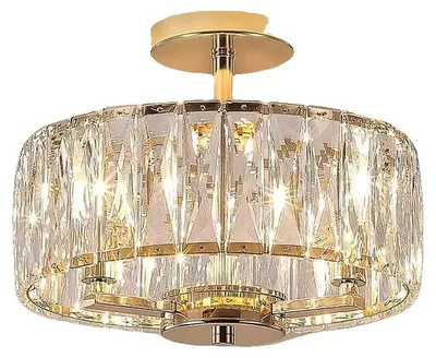 Obrázok produktu pre Stropné svietidlo, s reguláciou jasu, polozapustené, zlaté, s nastaviteľným uhlom, 100–300 W
