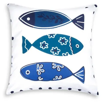 Image de Excelsa Coussin décoratif Ocean 45x45 cm Coton Coloré
