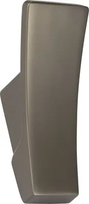 Produktbild von Garderobenhaken 1 Haken Metall Zamak grau 58x24x32 mm zum Aufstecken