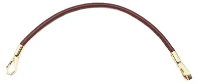 Image de Poignées de sac en cuirPolyuréthane- Avec mousqueton - Poignées de remplacement pour sacs à main et sacs bandoulière - Lot de 2, 50 cm, couleur marron
