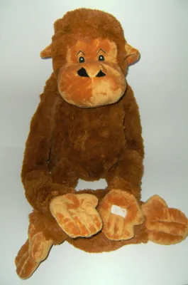 Produktbild von Plüschtier Affe Hängeaffe Mega, 145 cm, braun, Affen Hängeaffen Kuscheltiere Stofftiere Klettband