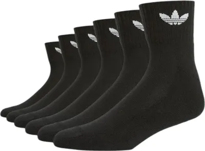 Produktbild von Adidas Herren Crew Socken Frühling/Sommer Schwarz : Größe - 37-39 Größe: 37-39