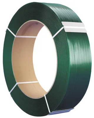 Produktbild von Umreifungsband PET, 15,5x0,90 mm, 5400 N, Großrolle mit 1200 Meter