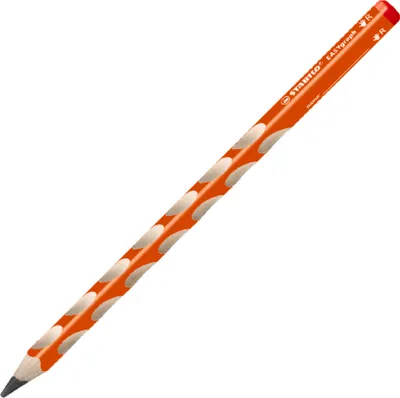 Obrázok produktu pre Ergonomická trojhranná ceruzka pre pravákov – STABILO EASYgraph v oranžovej farbe – balenie po 12 kusoch – tvrdosť HB