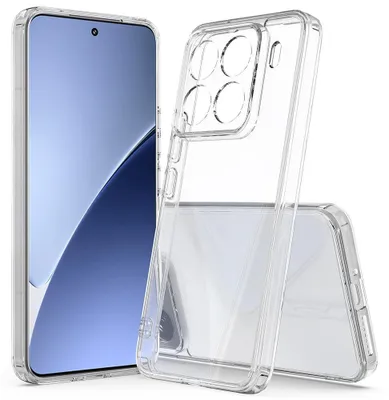 Produktbild von Mobigear Crystal – Transparente Handyhülle für Xiaomi 15 Pro, Hartschalenhülle, Rückseite – Transparent