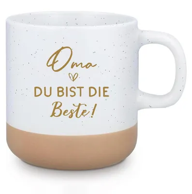 Produktbild von Keramiktasse Oma mit Gravur, Geburtstagsgeschenk, Muttertag, Weihnachten