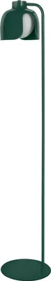 Zdjęcie produktu dla Lampa podłogowa OSRAM Decor Corolle Floor, zielone szkło metalowe, oprawka E27, kabel tekstylny, styl retro, średnica 270 mm
